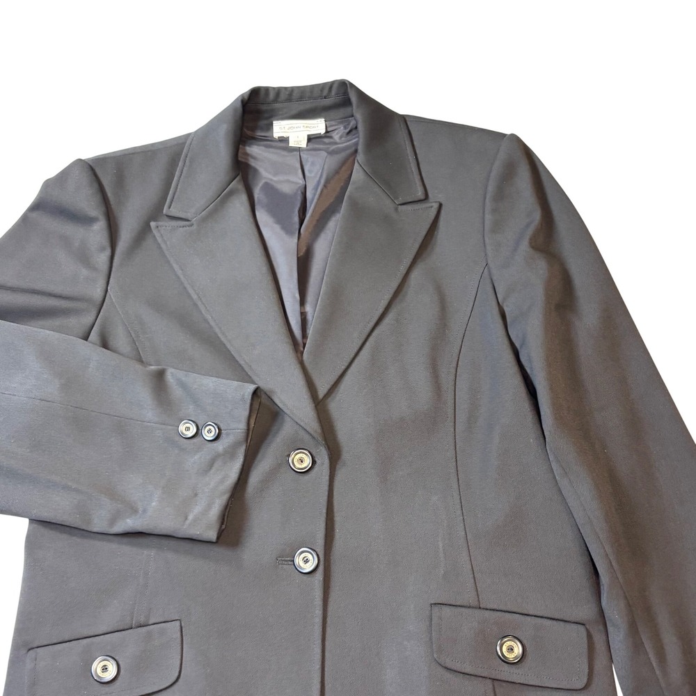 Vintage St John Sport   Blazer Jacket women's large black